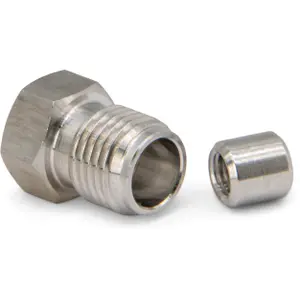 43701, Ultra-High Pressure Fitting, Gland Nut with Sleeve