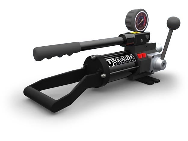 HP1000SDMIN, Two Speed, Twin Port, Hydraulic Sealed Hand Pump with Gauge and Adaptor