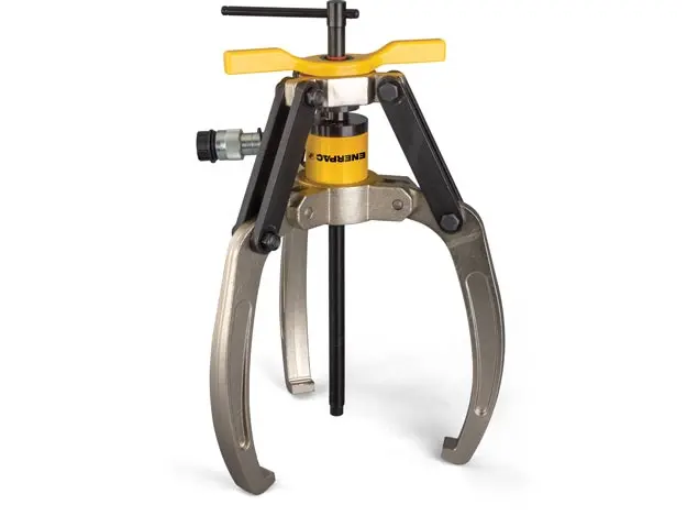 LGH314, 14 Ton, 3 Jaw, Hydraulic Lock-Grip Puller with RWH121 Hydraulic Cylinder