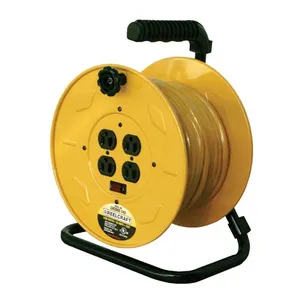LH2080 143 - 14/3 80 ft. Quad Outlet Power Cord Reel