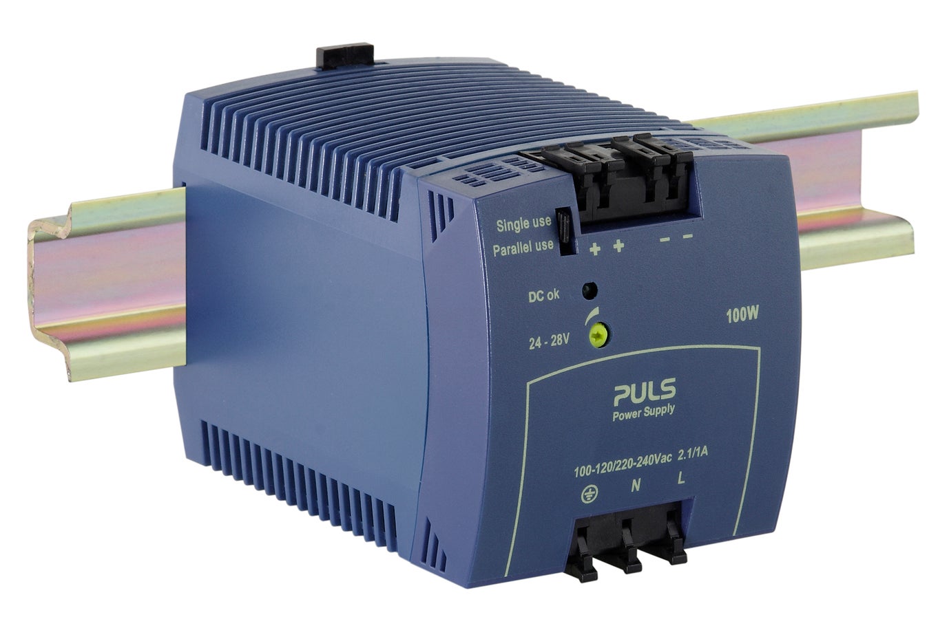 DIN-rail power supplies for 1-phase systems 24V, 4.2A I ML100.100