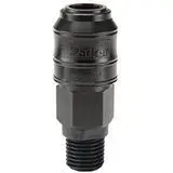 Thermoplastic (Acetal and Stainless) Quick Couplings, NPT / Hose Barb / Panel Mount, up to 145 psi I S6-ACV-06-MP