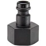 Thermoplastic (Acetal and Stainless) Quick Couplings, NPT / Hose Barb / Panel Mount, up to 145 psi I  S6-ANS-06-FP