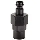 Thermoplastic (Acetal and Stainless) Quick Couplings, NPT / Hose Barb / Panel Mount, up to 145 psi I S6-ANV-04-FP