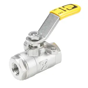 Industrial Ball Valves - Stainless Steel | #V502SS-6-20