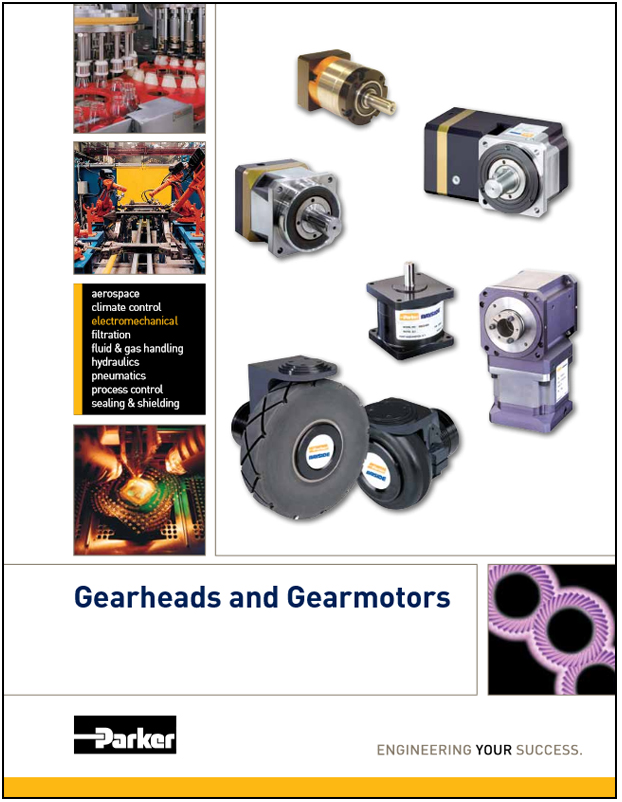Parker Gearheads and Gearmotors Catalog