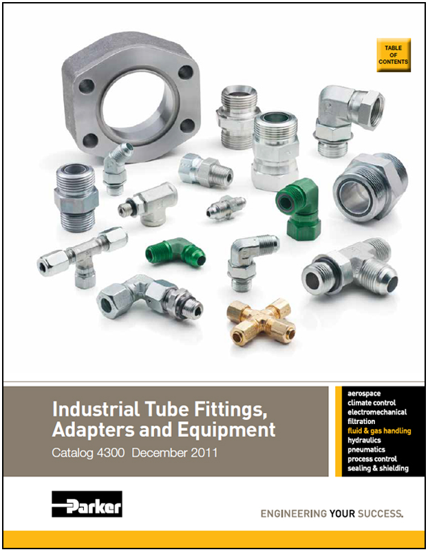 Parker Industrial Tube Fittings, Adapters and Equipment Catalog