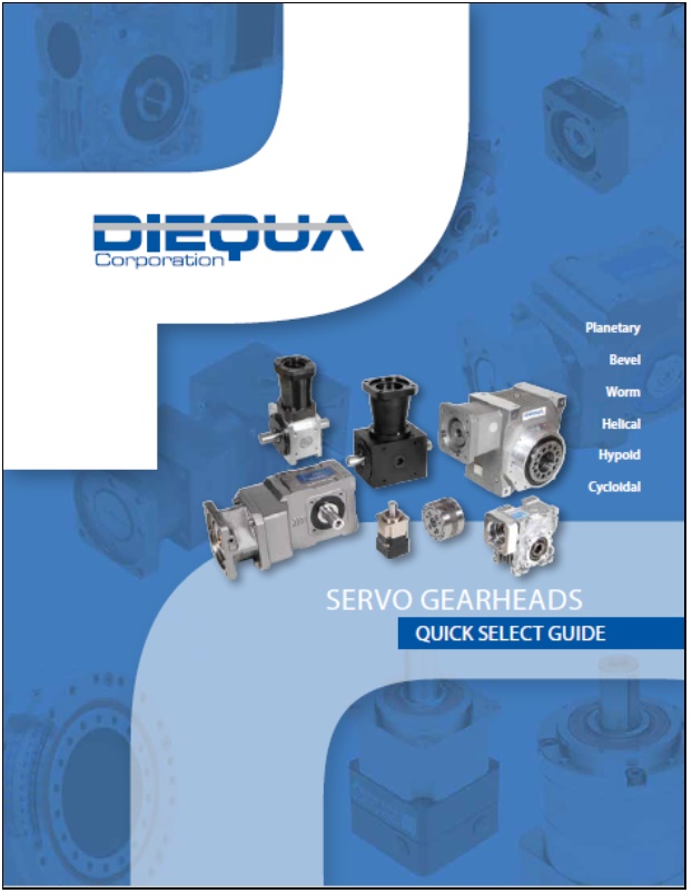 Diequa Servo Gearheads Catalog