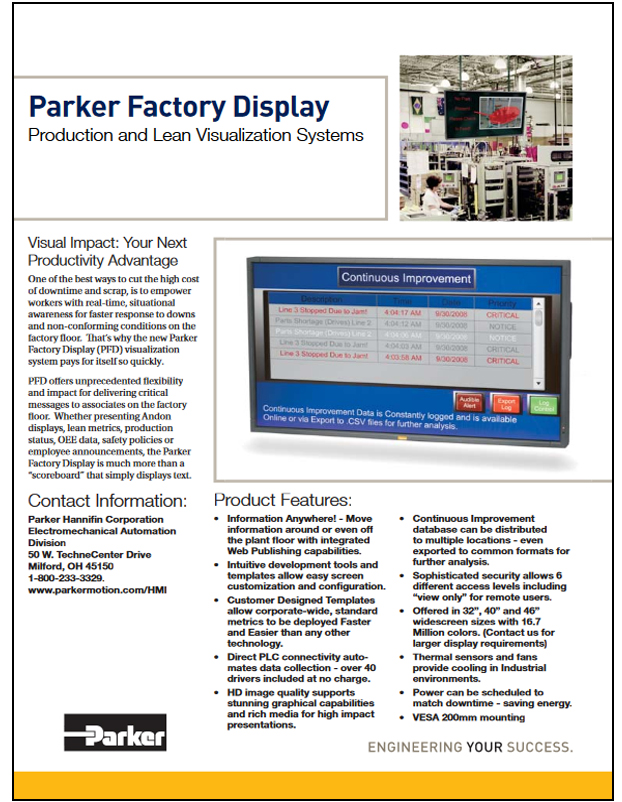 Parker Factory Display White Paper