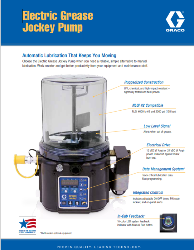 Electric Grease Jockey Catalog