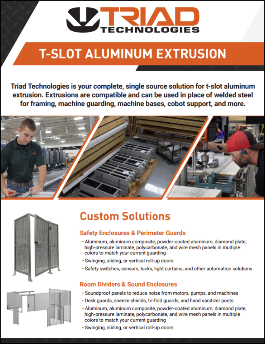 Triad T-Slot Aluminum Extrusion Line Card