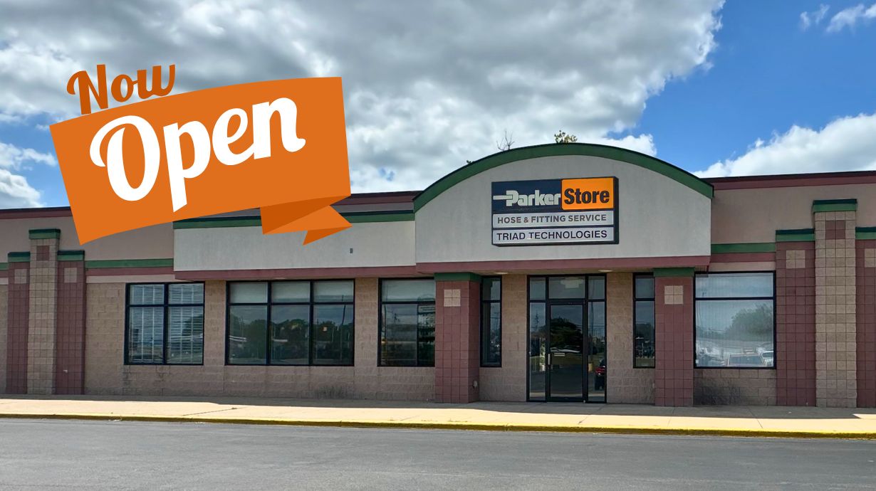 Adrian ParkerStore with Now Open graphic