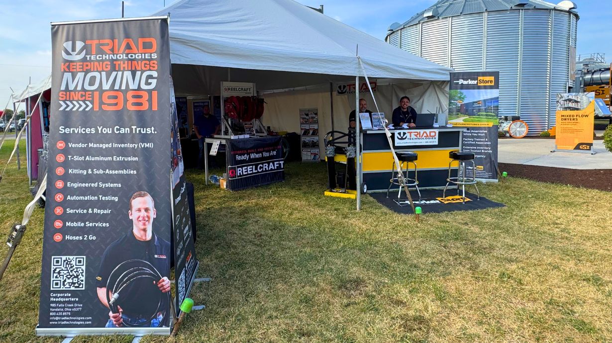 Triad Booth at the Farm Science Review