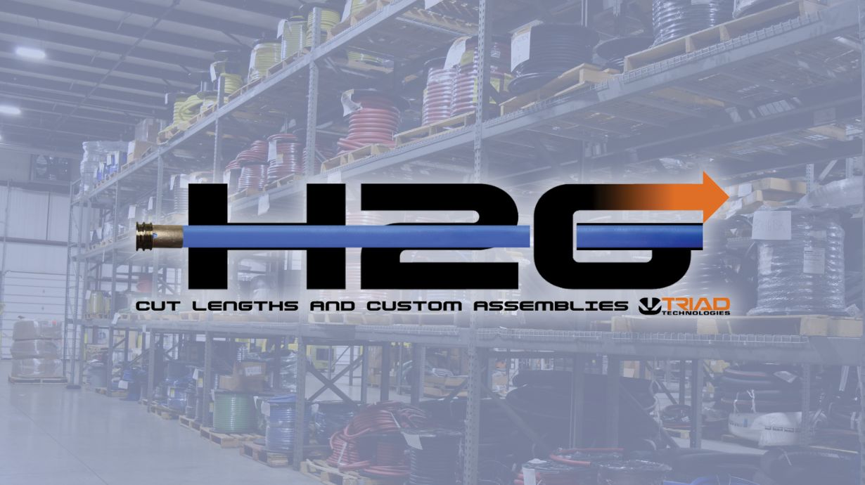 H2G Logo on blue warehouse background