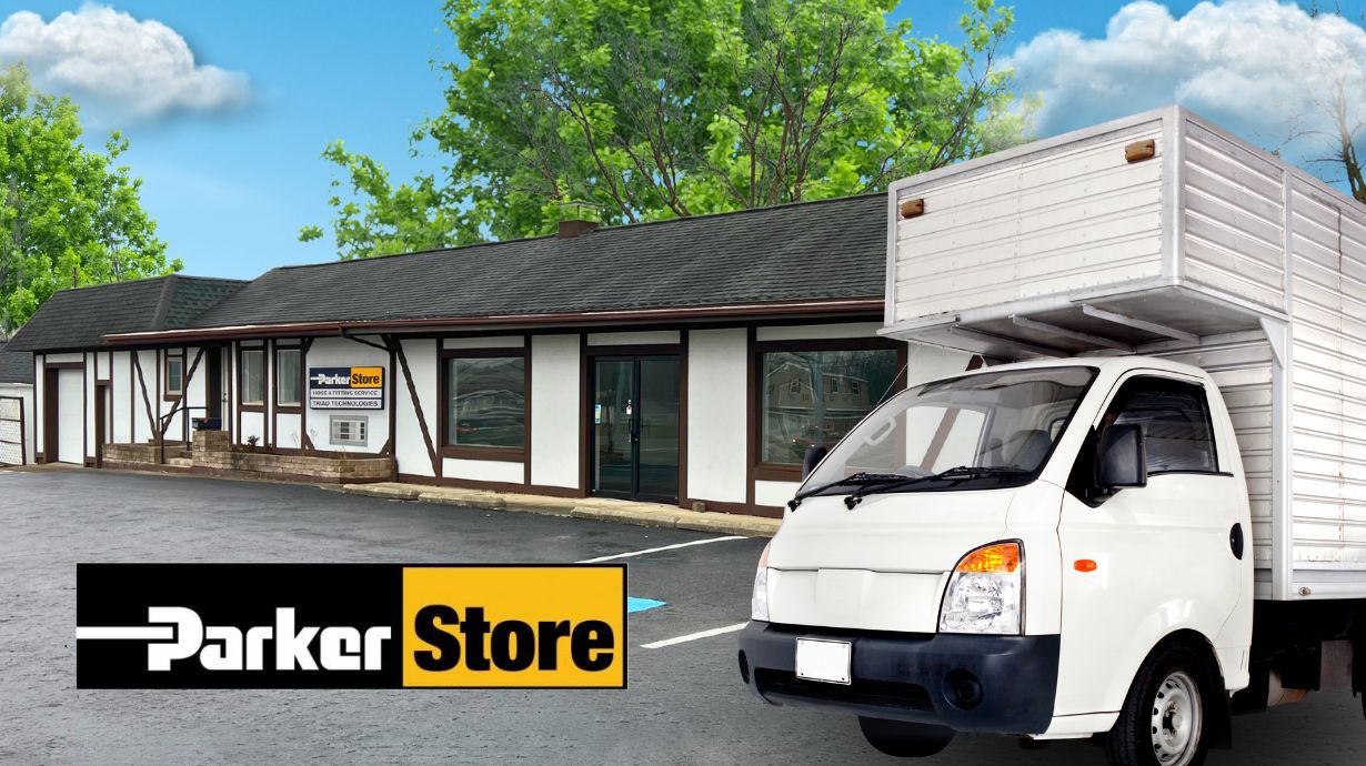 Medina ParkerStore with Moving Truck