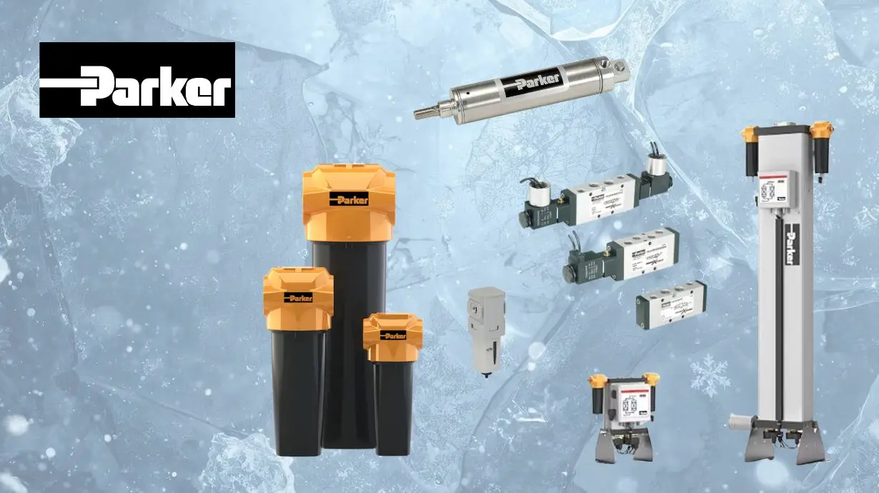 Parker Pneumatic Products with Parker logo