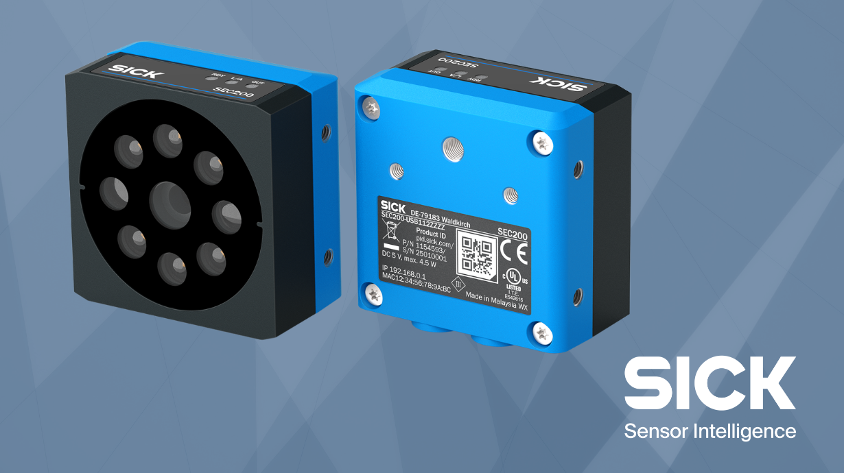 SICK sensingCam SEC200 for 1D and 2D code reading.
