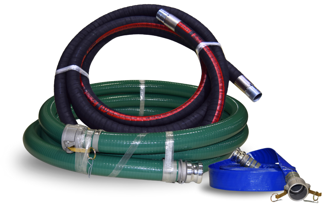 Pile of Industrial Hoses